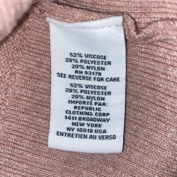 MAGASCHONI Crewneck Long Sleeve Sweater in Dusty Rose Pink in Size LARGE - Picture 5 of 6